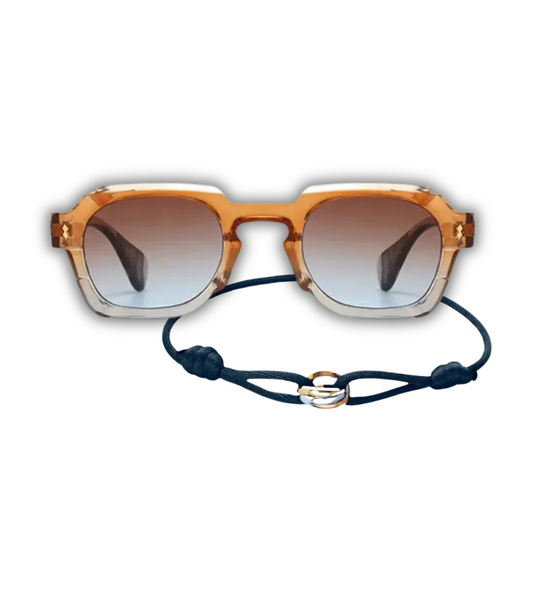 Mys Champagne sunglasses x Ami bracelet